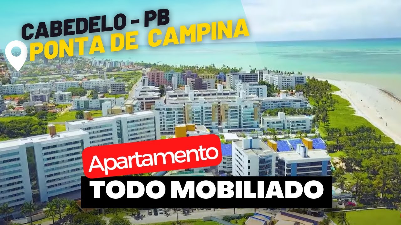 Apartamento a venda em Ponta de Campina - Cabedelo R$ 250 MIL SEM MOBILIA R$ 280 MIL MOBILIADO