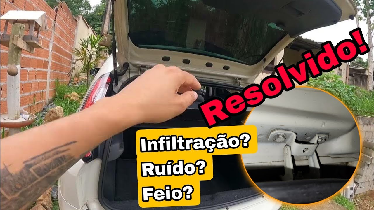 Barulho na tampa do porta-malas, resolvido ( ajuste e alinhamento )