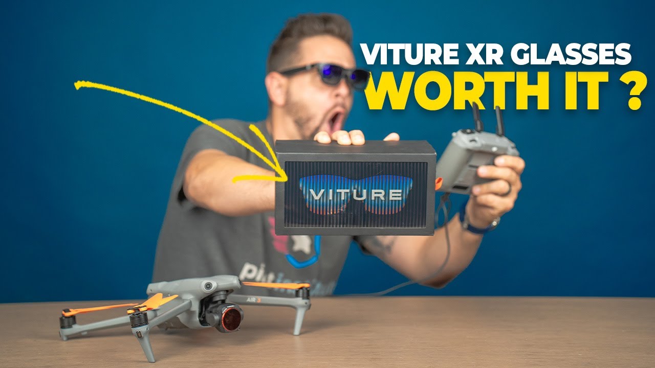 Полет на дроне с очками Viture XR... гораздо доступнее