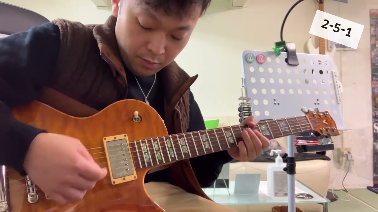 【ジャズ】ギター指弾き【ギタリストアルペジオ】