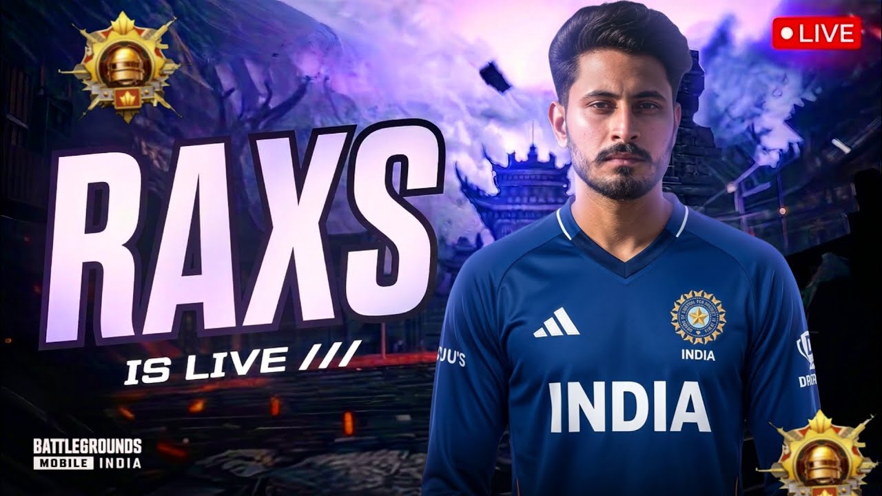 BGMI LIVE FULL AGGRESSIVE GAMEPLAY 🔥RAXS GAMING