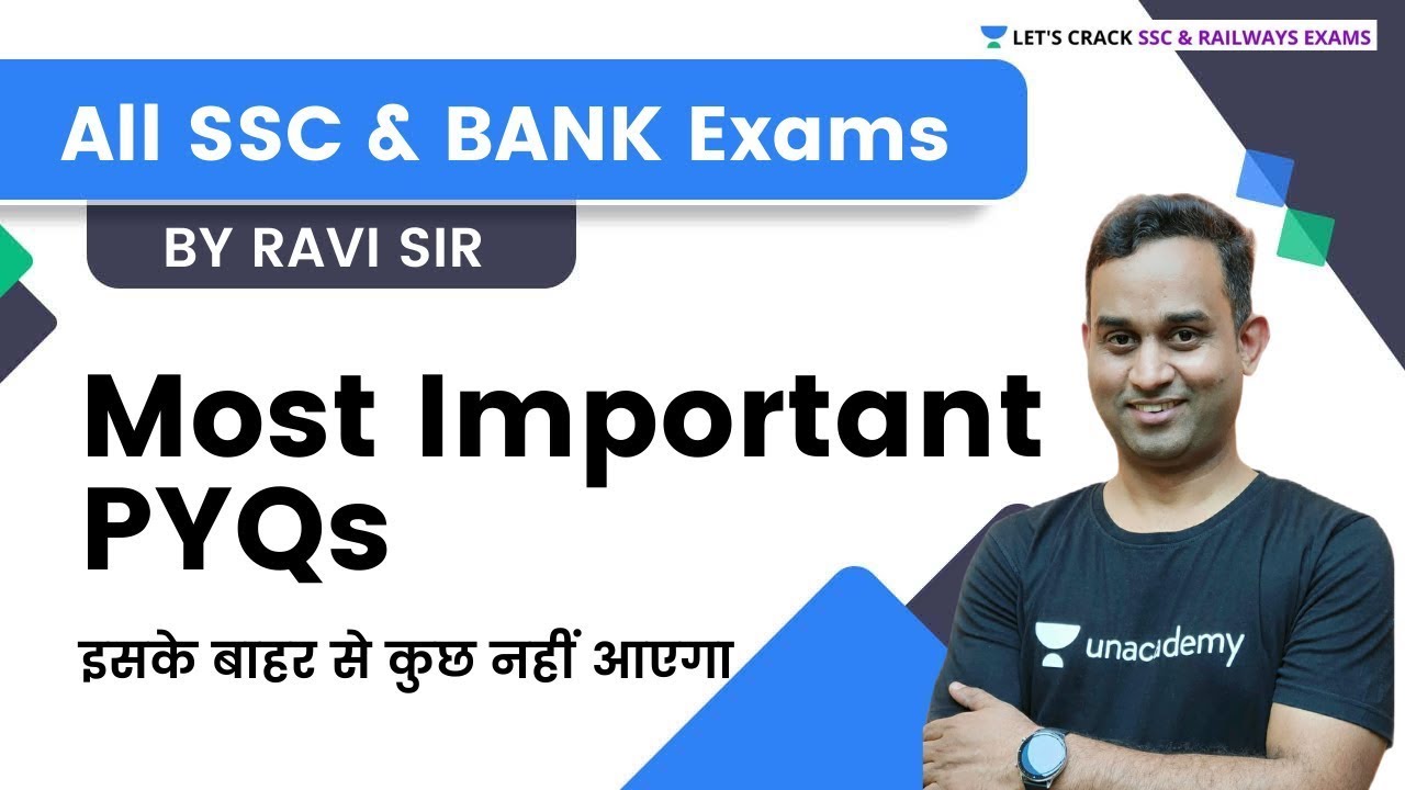 Most Important PYQ's | English | SSC & Bank Exams | Let's Crack SSC and Railway Exam | Ravi Singh