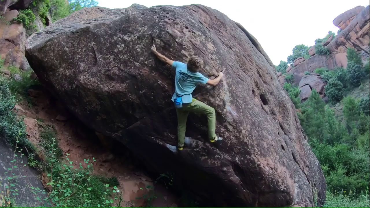 Boubacar, 7b+. Albarracín