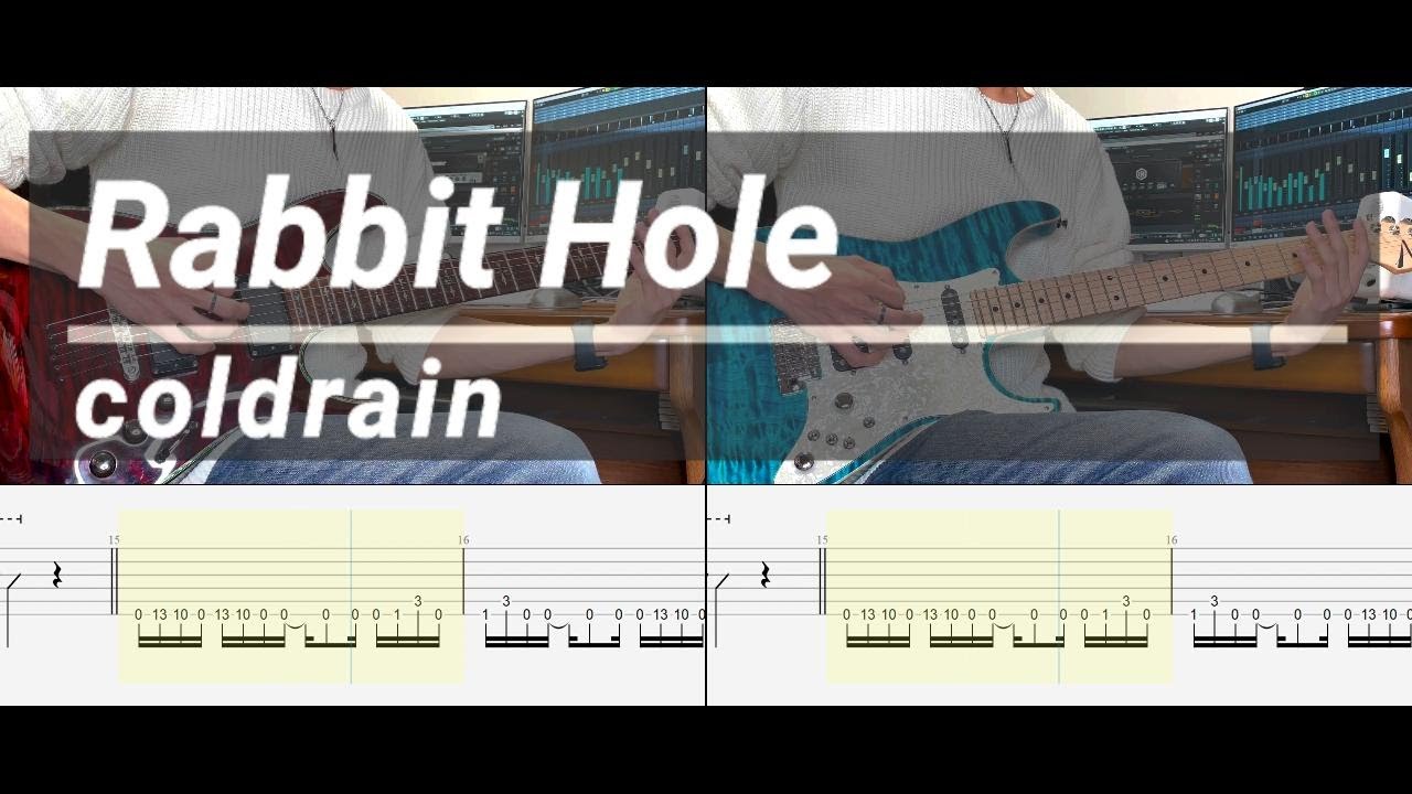 【TAB譜付き】Rabbit Hole / coldrain ギター弾いてみた Guitar cover