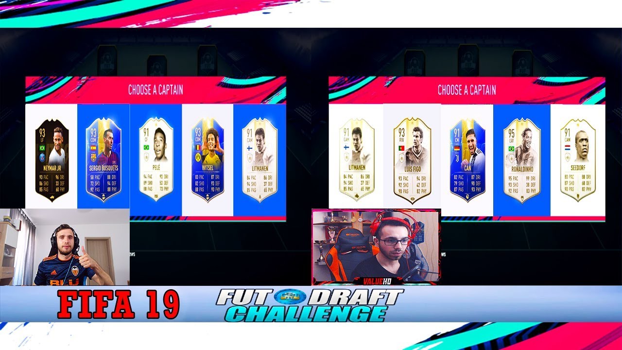 FIFA 19 FUT DRAFT CHALLENGE - XBRAKER vs VALUEHD - GOL MAGNIFIC !!!