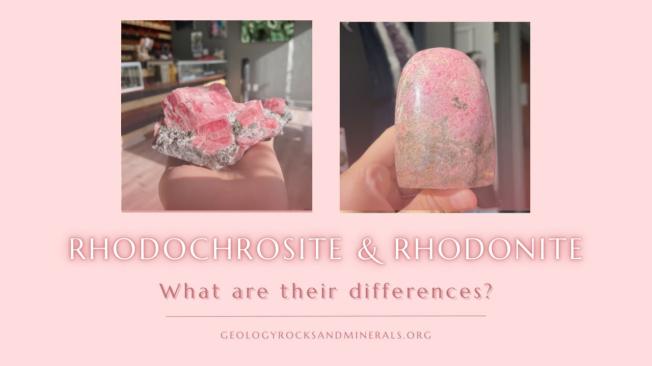 Differences Between Rhodochrosite & Rhodonite