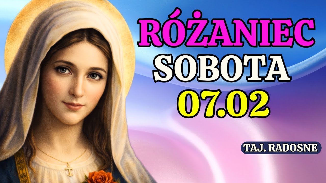 Poranny Różaniec na dziś - sobota 07.02 – Tajemnice radosne | Różaniec mówiony