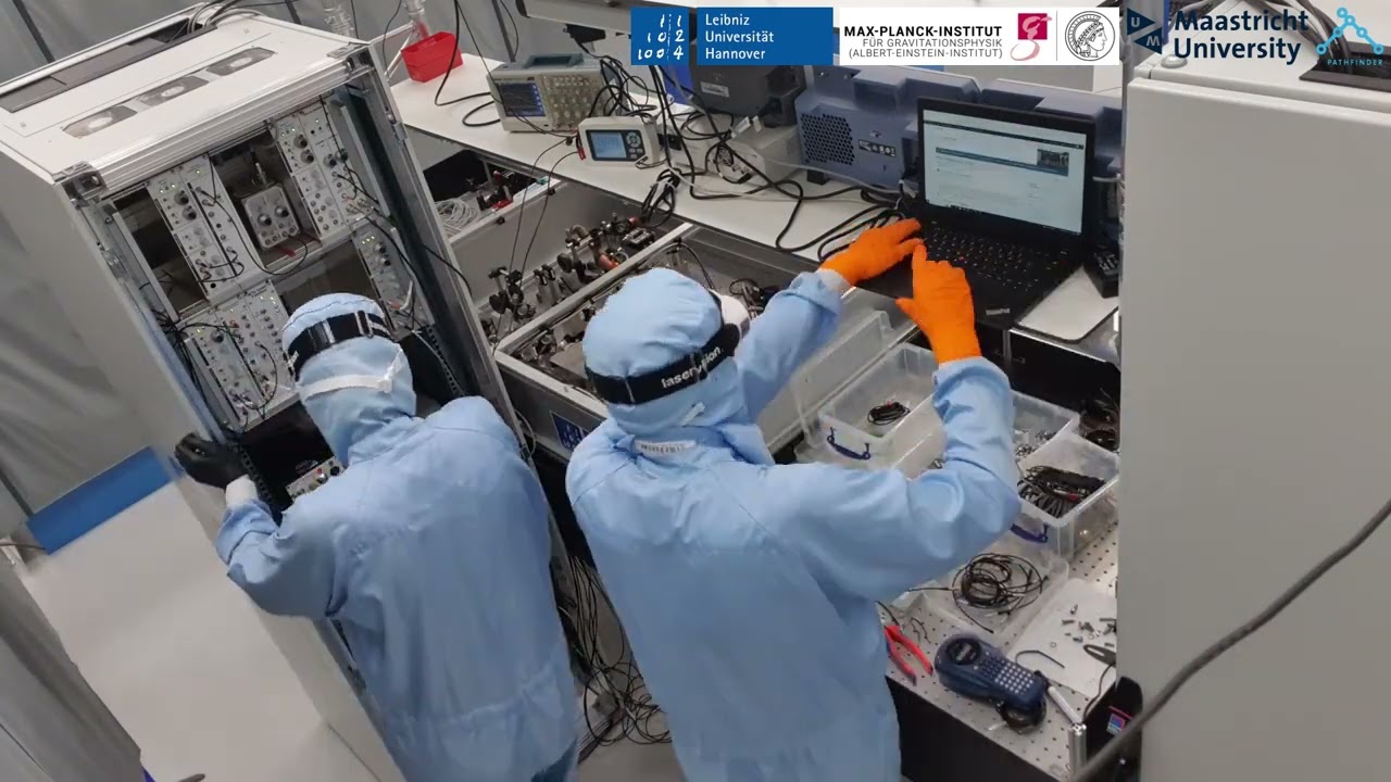 Installation of the laser system for ETpathfinder (no sound)