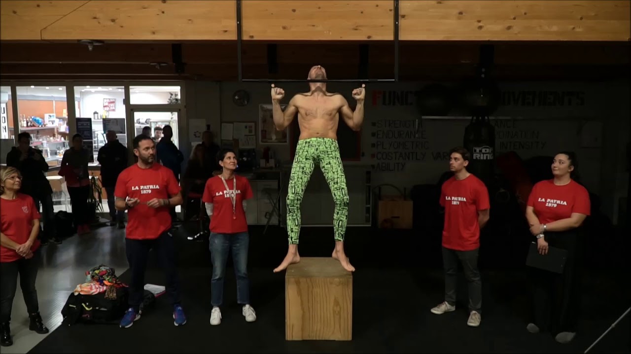 Most Consecutive Pinky Pull Ups - Guinness World Records -Tazio Il Biondo-