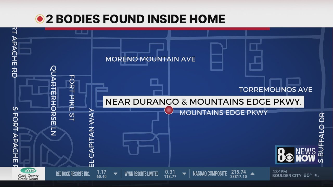 Young child calls 911 to report his mother is injured; police find 2 bodies inside southwest Las Veg