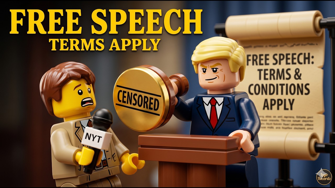 THE $15 BILLION FREE SPEECH TAX! (Official Video) | Lego Records