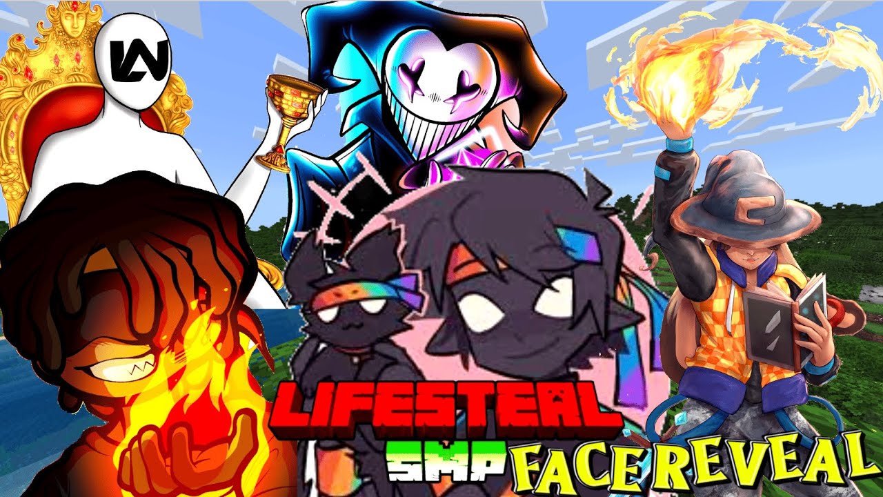 Every Lifesteal SMP member face reveal Ft: Clownpierce, FlameFrags 150 sub special
