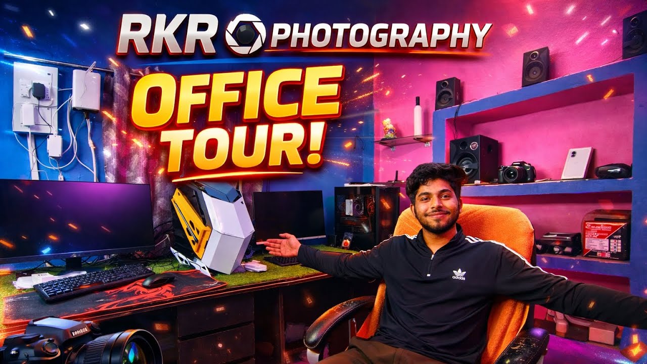 Rkr photography office tour 😎 