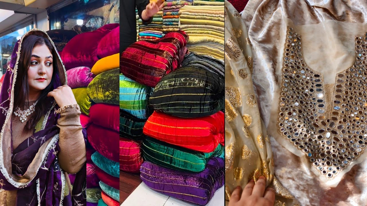 French Velvet ,Ladakhi Makhmal for Winter Dresses || Russian Silk Dress  Final Look @missbaworld