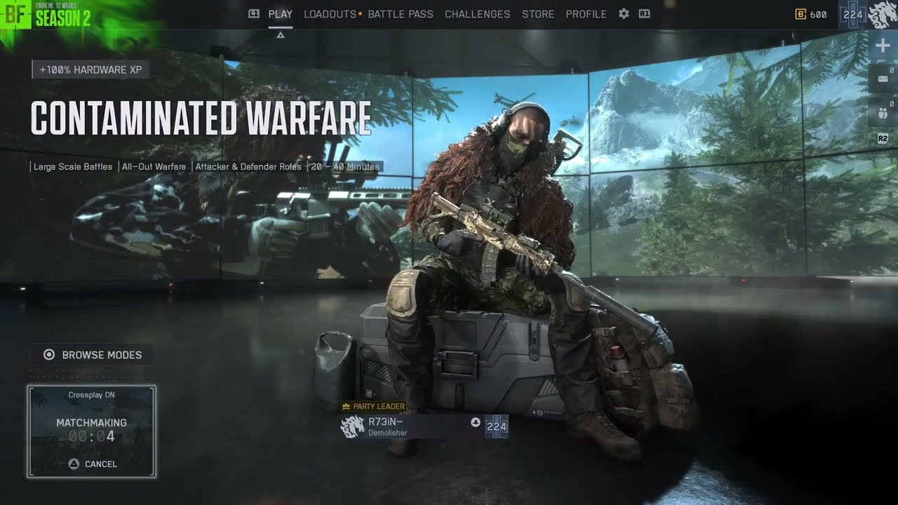 Battlefield 6 | 224 // Contaminated Warfare // Support // QBZ-192 // KTS100 MK8