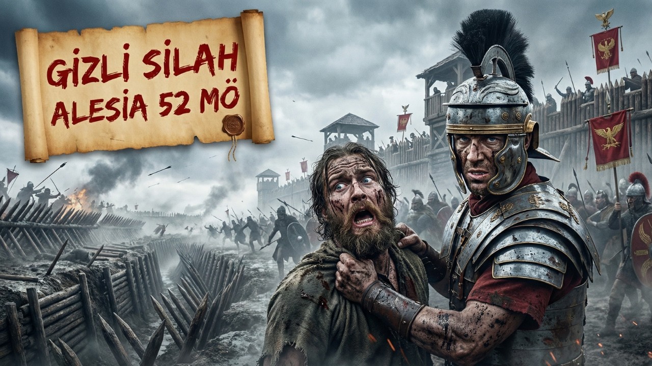 200 Romalı Mühendis 50.000 Kelt Ordusunu Nasıl Yok Etti | Alesia’nın Gizli Silahı (MÖ 52)