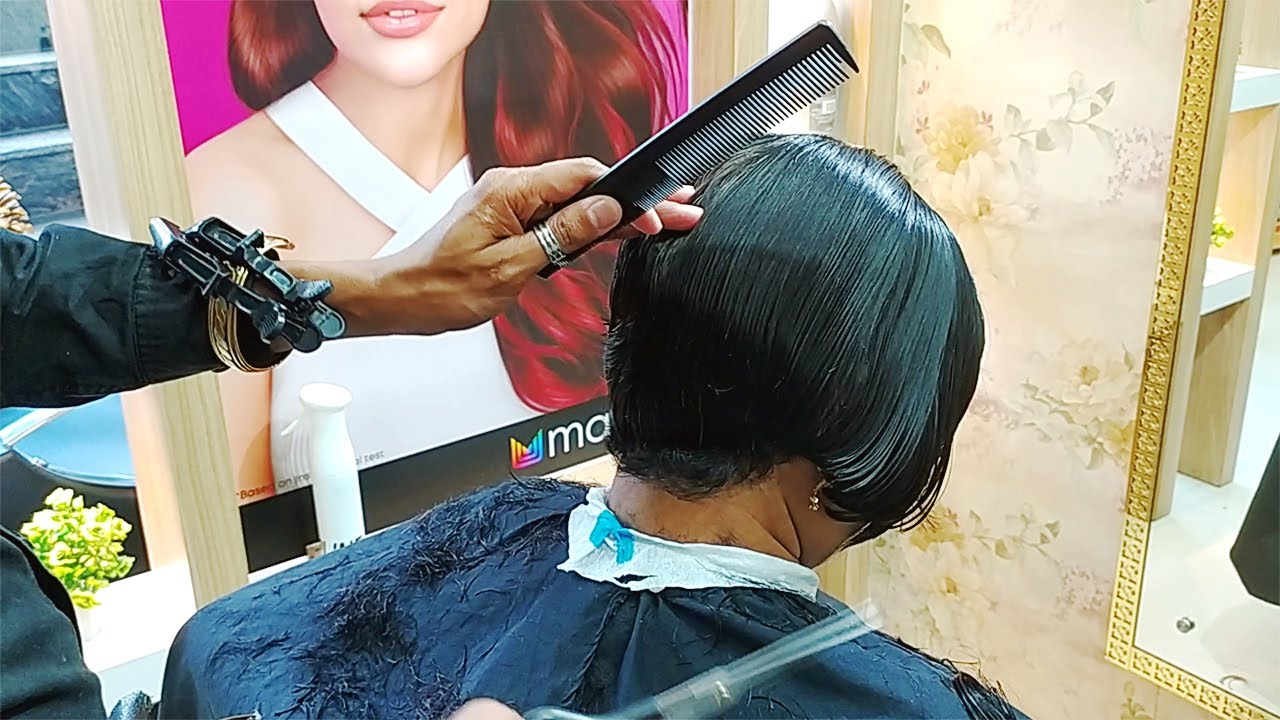 Daughter takes mom for a SURPRISE haircut | Long to short Pixie