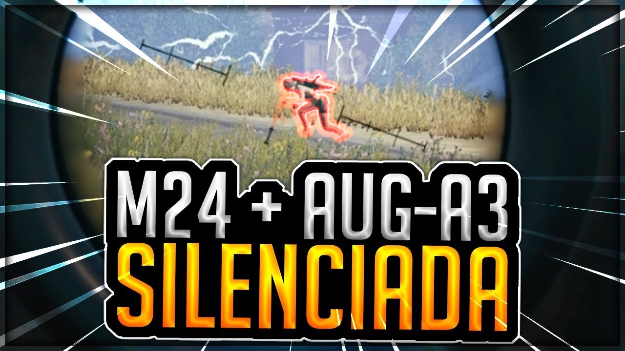 ¡COMBO DE DROP AUG-A3 SILENCIADA+M24!  - PLAYERUNKNOWN'S BATTLEGROUNDS GAMEPLAY ESPAÑOL | Winghaven