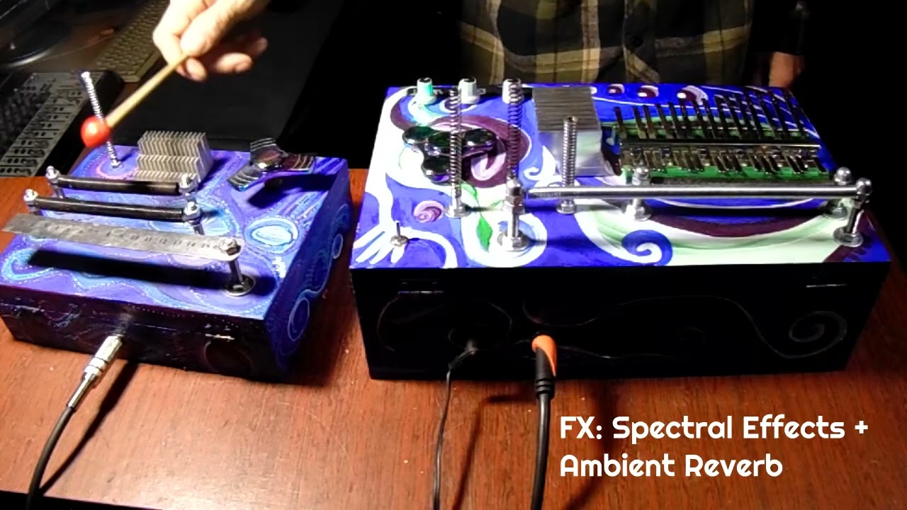 Experiment with noise boxes, reverb, and spectral effects. No talking. #noisebox #diy #ambient