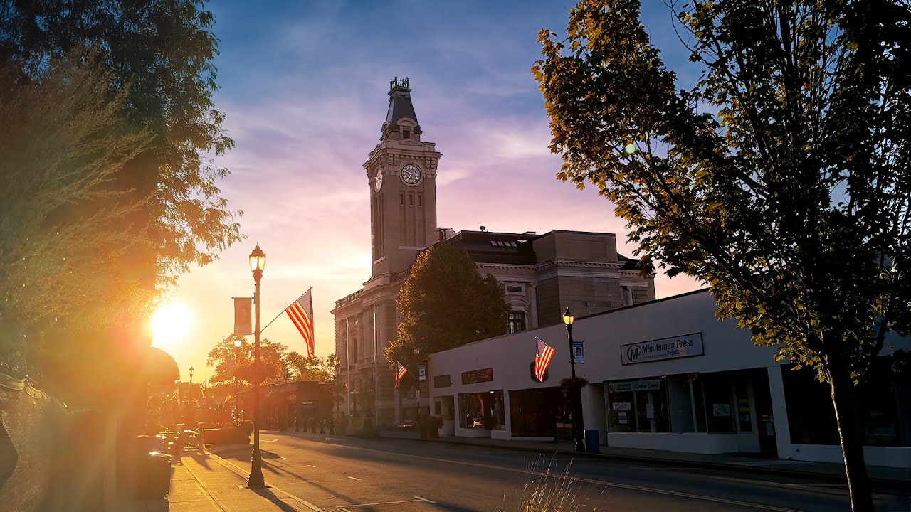 Peaceful Morning Walk in Marlborough, MA | ASMR Street Sounds for Sleep and Study