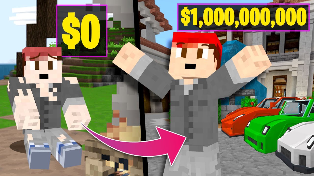 I Became a BILLIONAIRE in Minecraft!