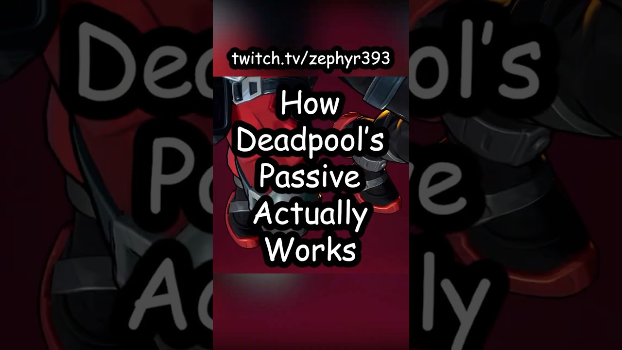 How Deadpool's Passive Actually Works - Marvel Rivals