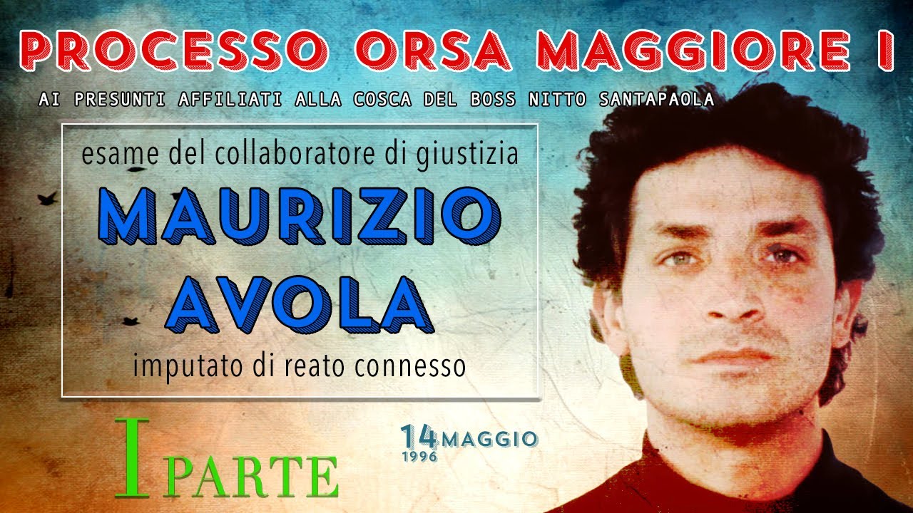 Maurizio Avola 14 Mag. 1996 - Processo Orsa Maggiore I - Prima Parte