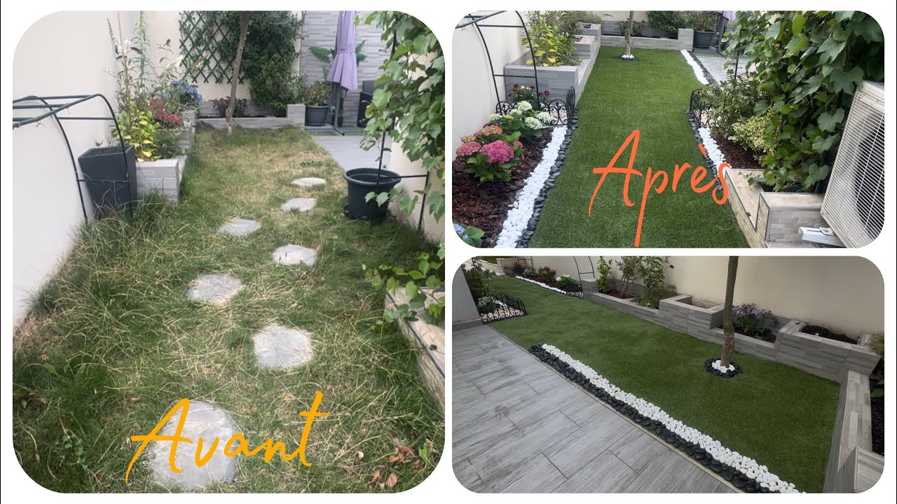 غيرت ديكور الحديقة بأقل تكلفة / relooking d’un petit jardin