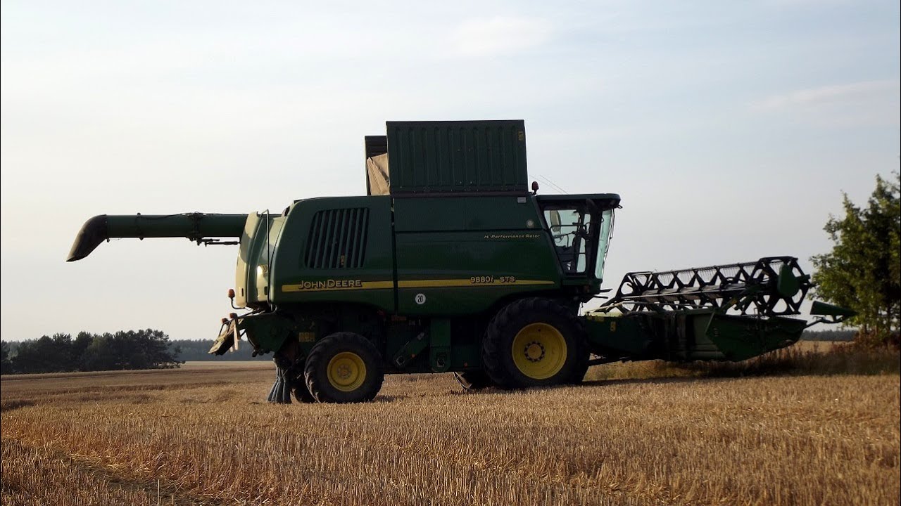 Żniwa 2013 - Pszenżyto | 2x JohnDeere 9880 STS, 7930