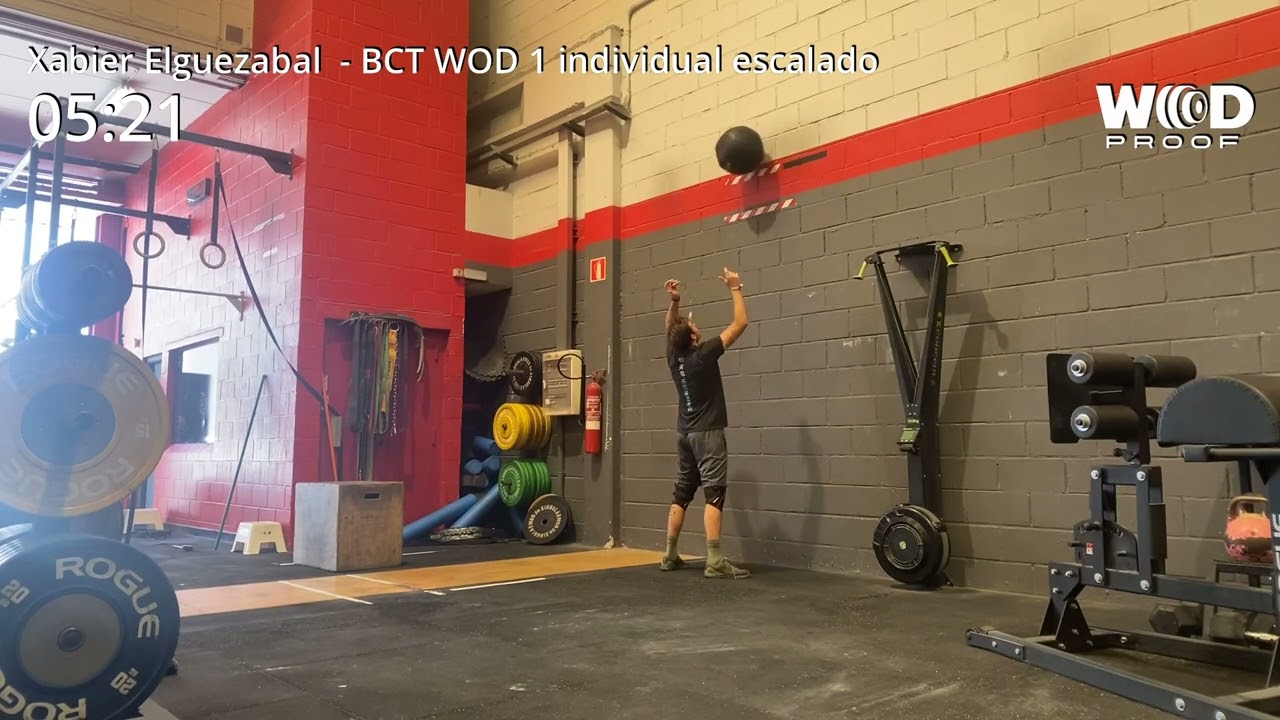 Xabier elguezabal- Basque Crossfit Txapelketa Wod 1 (individual escalado)