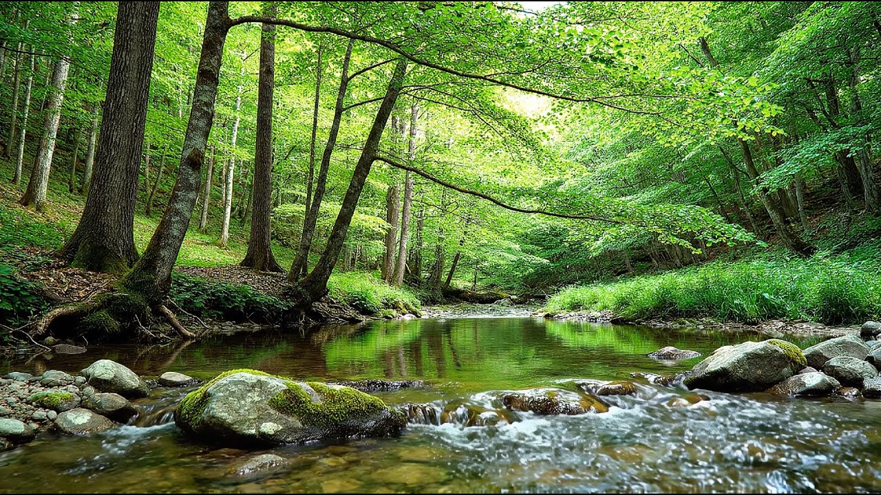 Healing Forest Stream: 1 hour of Ambient Music for Yoga, Meditation & Deep Focus