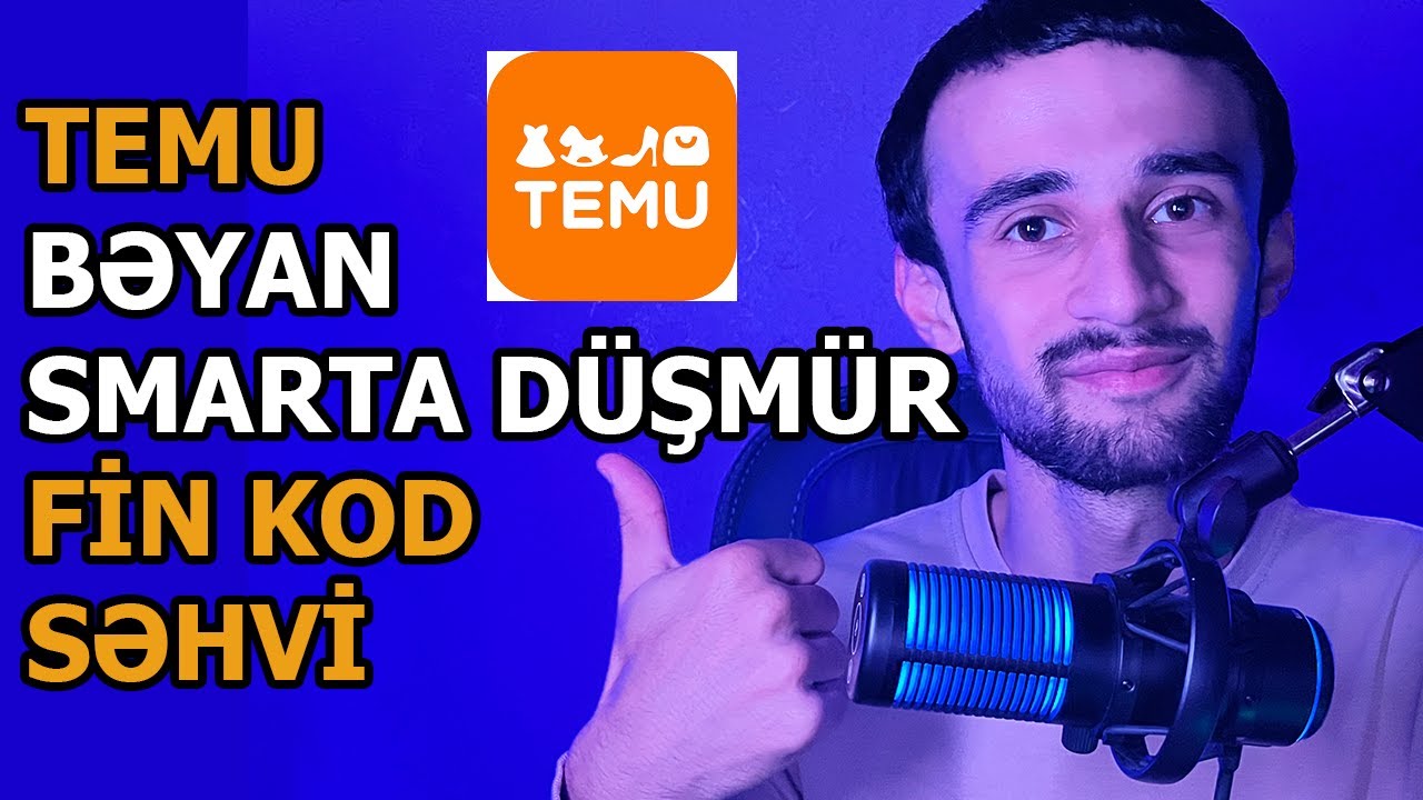 TEMUDAN SİFARİŞ ZAMANI BƏYAN GÖRÜNMÜR !(Temu Smart Customs Problemi)