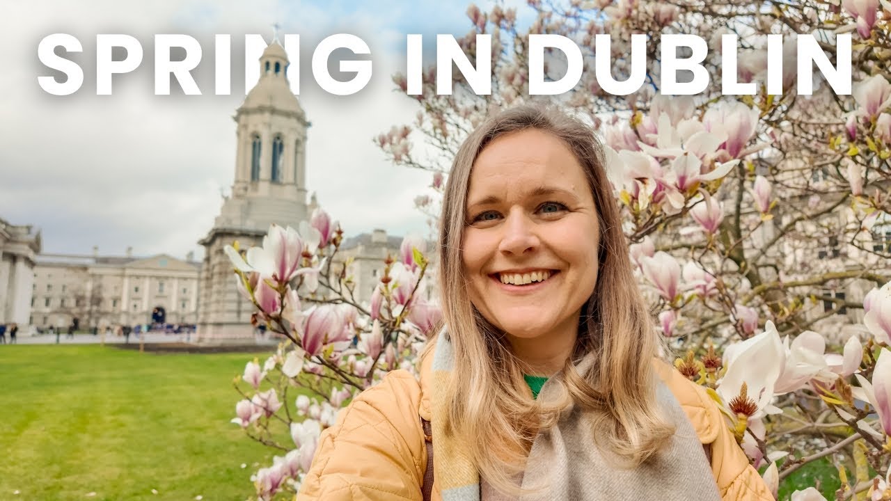 Spring in Dublin | Magnolia trees, parks & flowers, coffee & matcha breaks #dublin #dublintravel