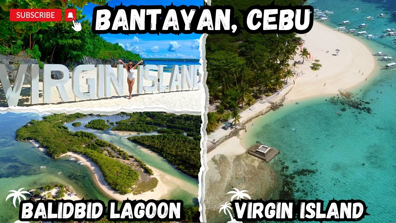 Virgin Island, Bantayan Cebu - Island Hopping at Bantayan Island Balidbid Lagoon Cebu Vlog