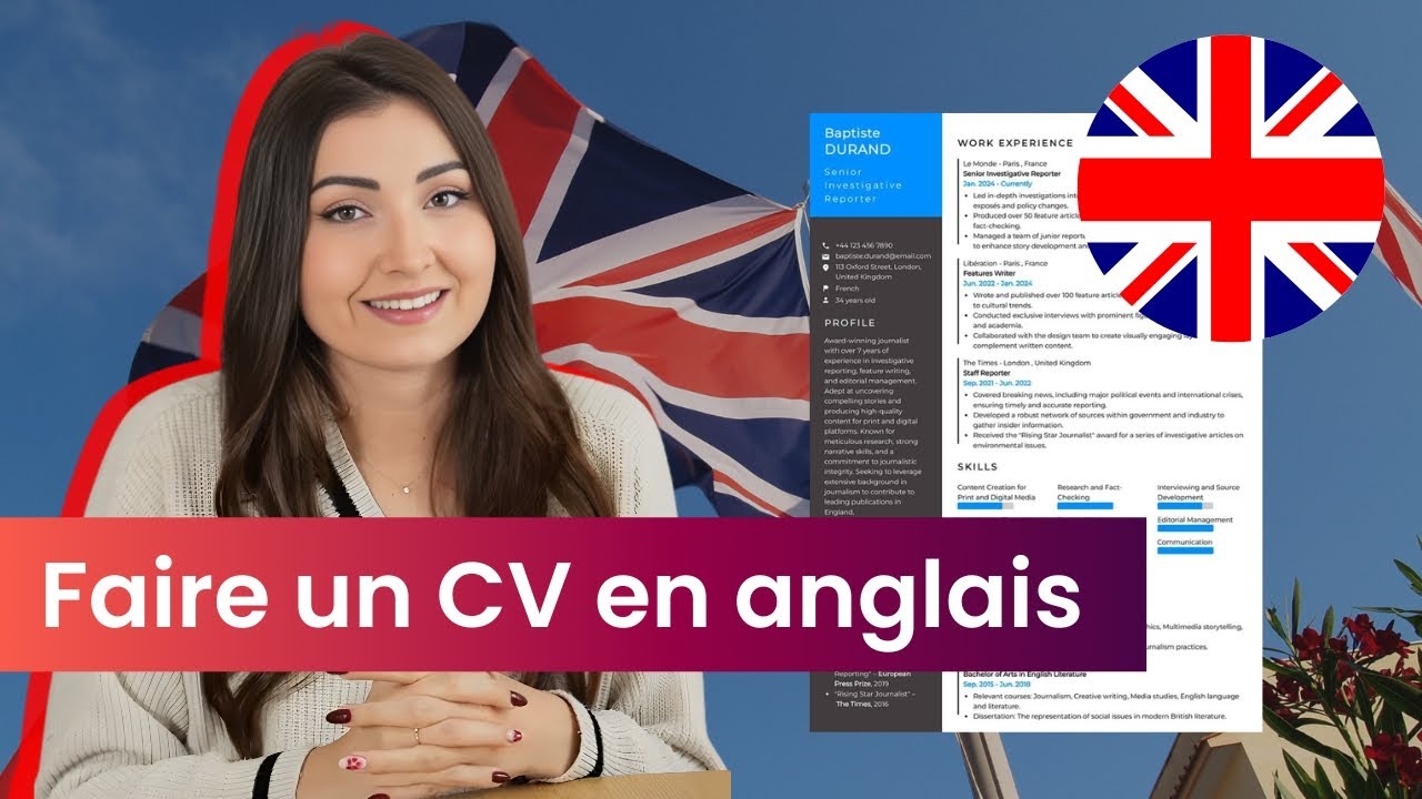 Comment faire un CV en Anglais ? (Tuto Facile)