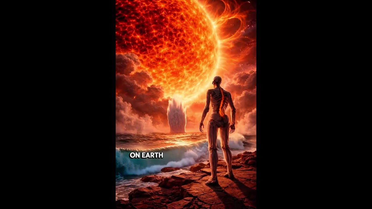 Когда Солнце превратится в красного гиганта ☀️ Земля не выживет #чтоесли #вселенная #скелет #факты