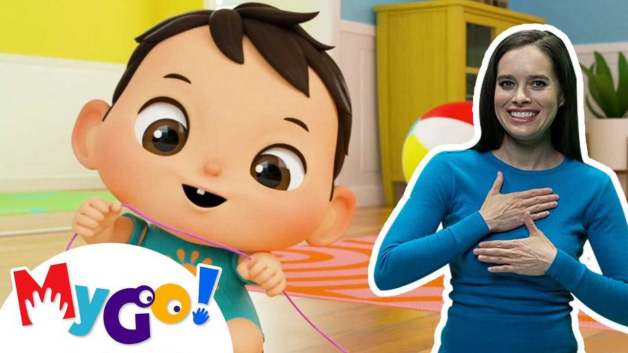 Three Little Kittens | MyGo! Sign Language For Kids | Lellobee Kids Songs
