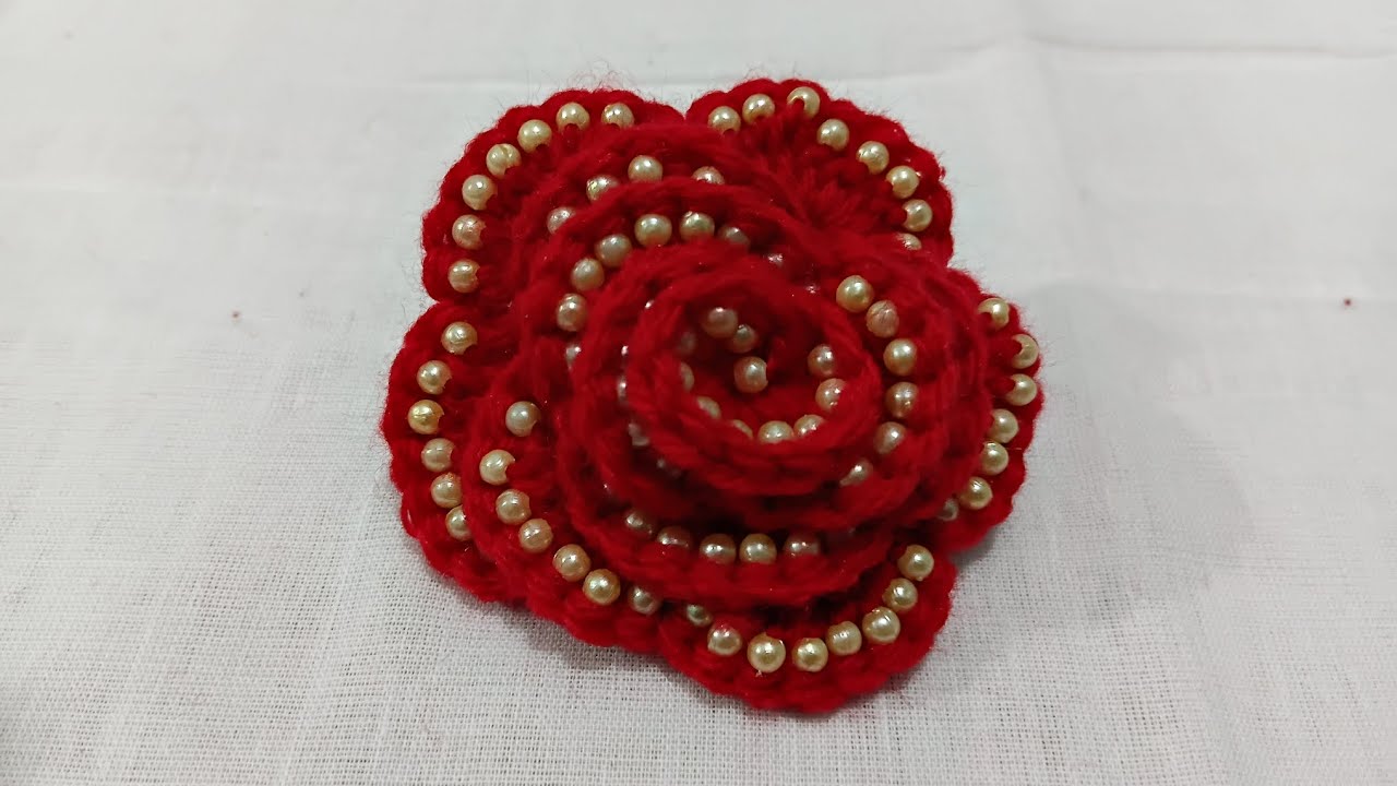 Rose Flowers #crochet kanrchi