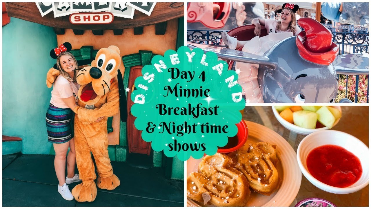 Disneyland California Day 4: Minnie's Breakfast and Nighttime Shows 🥐| Charlotte Ruff