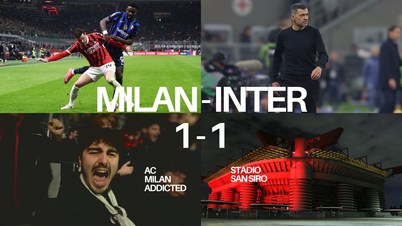 MANCAVA TANTO COSI' | MILAN 1 - 1 INTER | LIVE REACTION