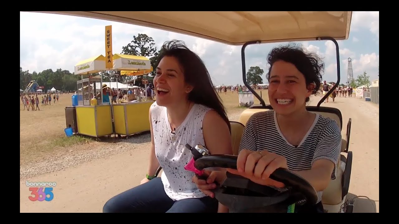 RIDING WITH BROAD CITY AT BONNAROO
