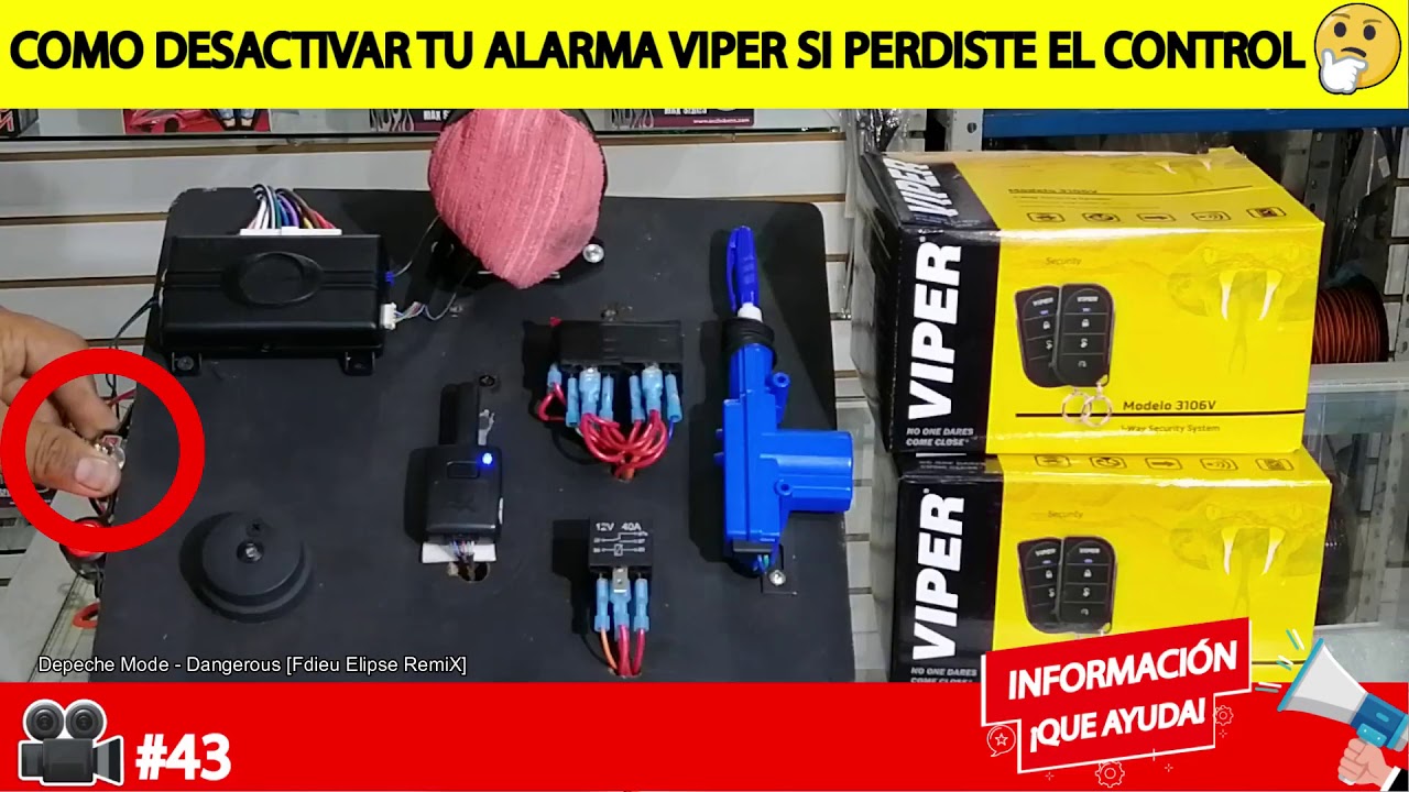 COMO DESACTIVAR TU ALARMA VIPER SI PERDISTE EL CONTROL