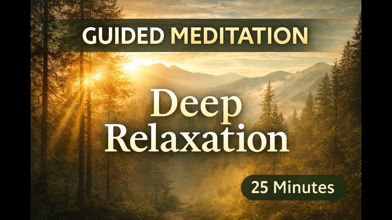 Guided Meditation for Deep Relaxation 🌿 Release Stress & Restore Calm (432Hz Healing Frequency)