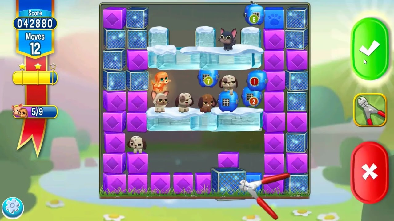 Pet Rescue Saga Level 7284 - NO BOOSTERS | SKILLGAMING ✔️
