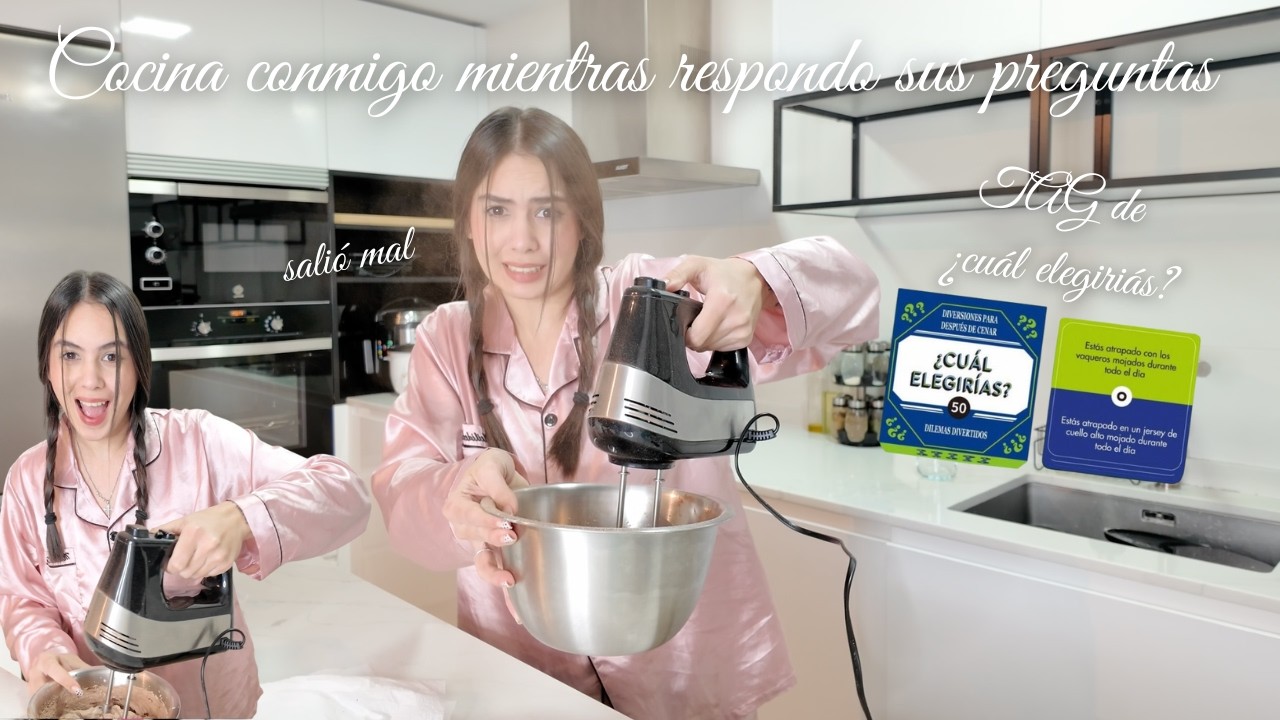 Receta de Tronco Navideño mientras respondo a sus preguntas y el tag de ¿qué prefieres?