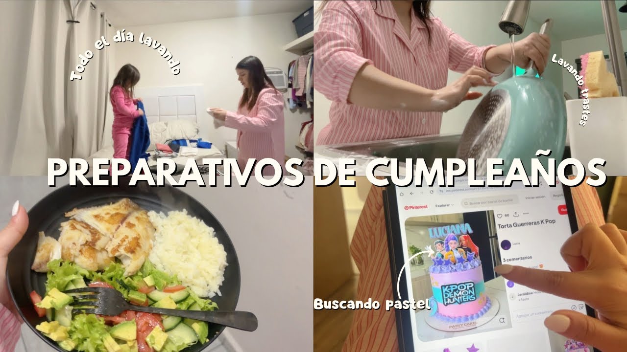 PLANES PARA EL CUMPLEAÑOS DE ALAIA 👧🏼 BUSCANDO PASTEL 🎂 | TODO EL DÍA LAVANDO 🫧 COMIDA DEL DÍA 