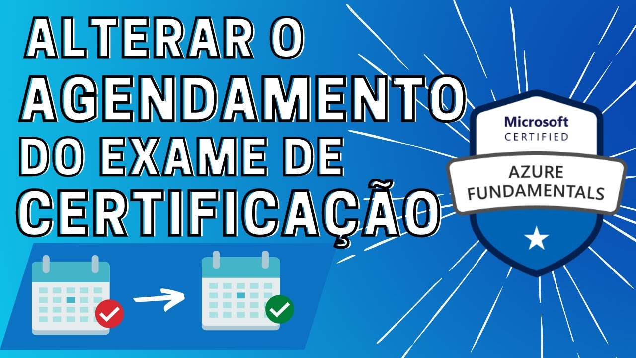 Alterar o agendamento do exame de certificação Microsoft