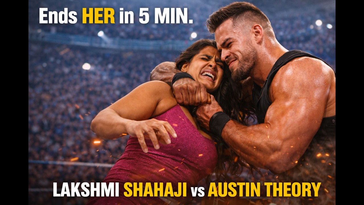 OMG! ONE POWERSLAM and It Was OVER — Austin Theory vs Lakshmi Shahaji!