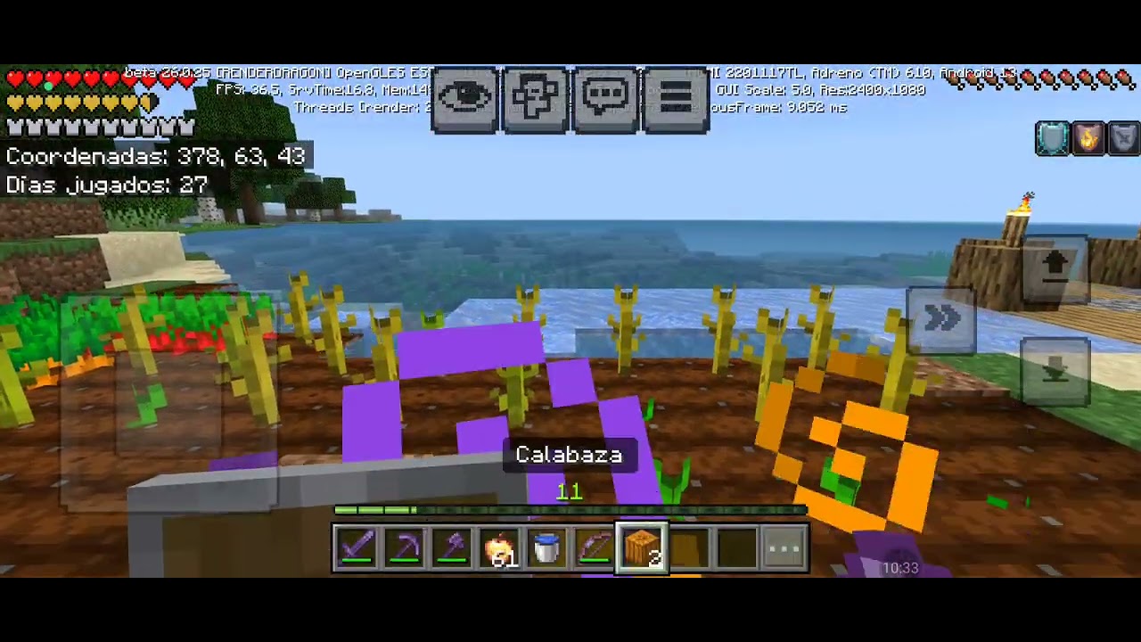 Sobreviviendo con the boiled one en mi mundo de minecraft