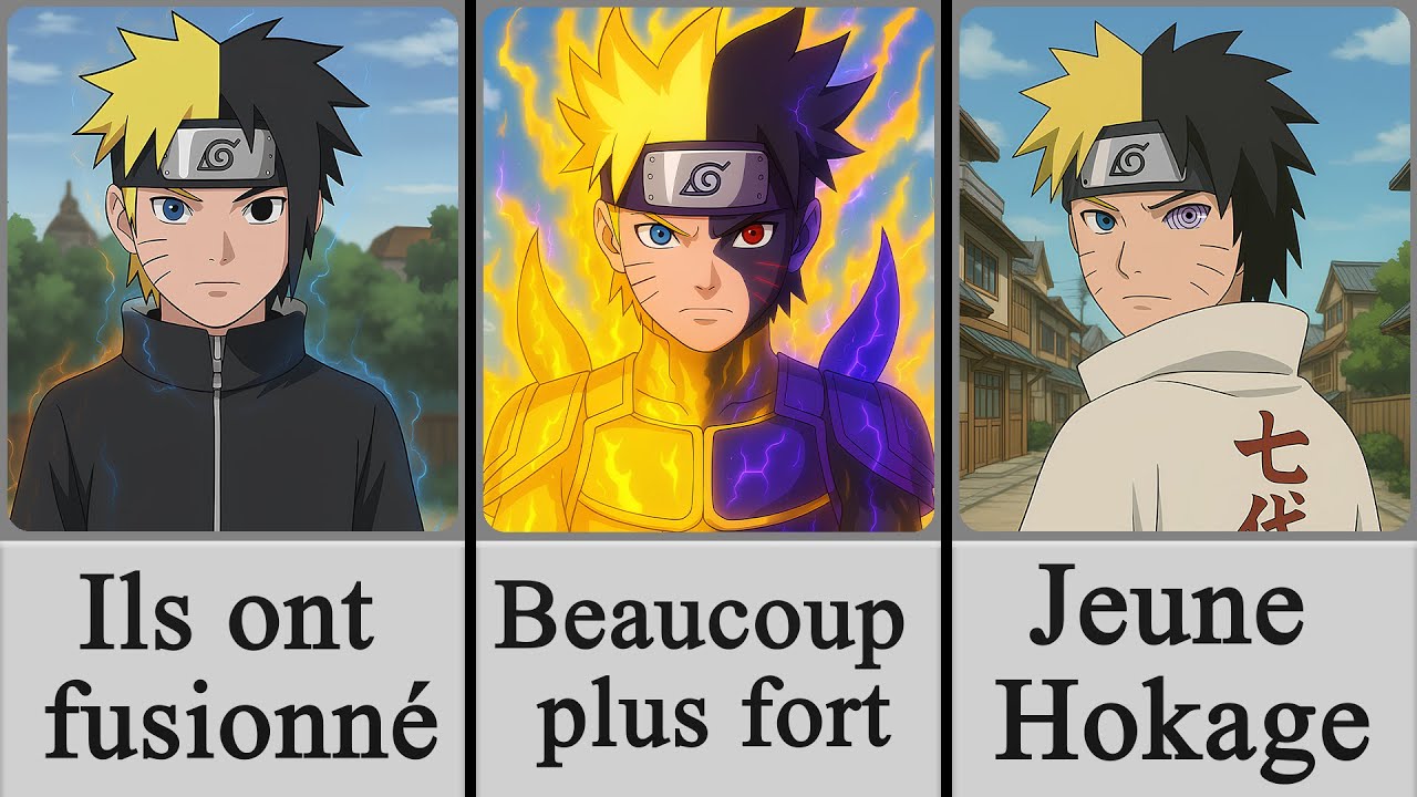 Et si Naruto et Sasuke fusionnaient mais gardaient deux esprits ?